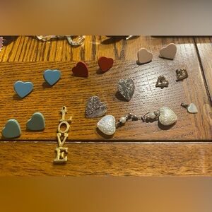 VTG Hodge Podge Hearts & Love Valentine Jewelry Lot